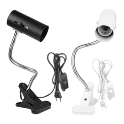E27 Pet Light Holder 360 Degree Rotation Heating Lamp Clip Cover Durable Reptile E27 Lamp-socket Kit Universal Light Holder