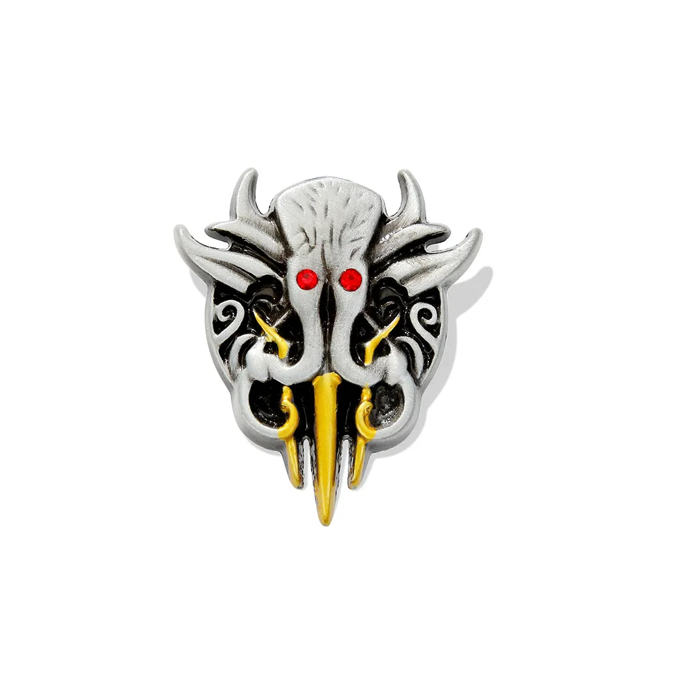 Baldur and Gate Series Enamel Brooch Exquisite Horror Octopus Monster Backpack Metal Badge Jewelry Presents for Friends