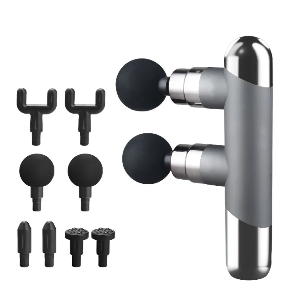 

Double Head Fascia Gun Muscle Massager Muscle Membrane Multifunctional Relaxation Vibration Fitness Electric Body Massage