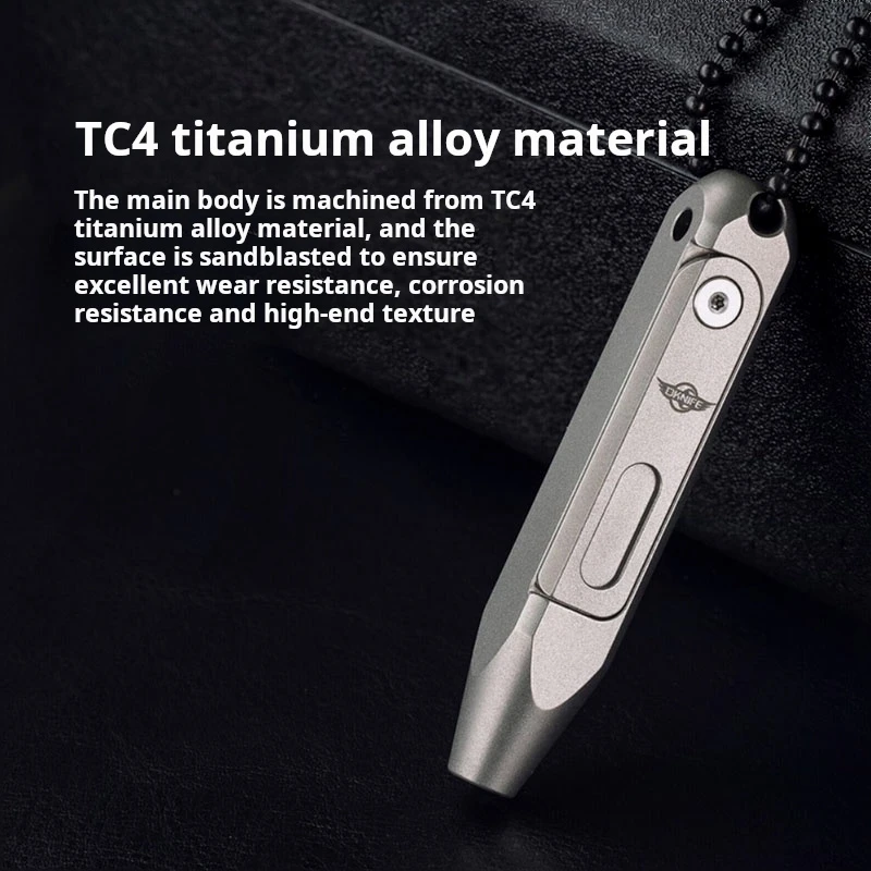 OLIGHT Otacle D1티타늄 합금 CT4 휴대용 EDC 야외 다기능 도구 더블 비트 드라이버 키 체인 도구