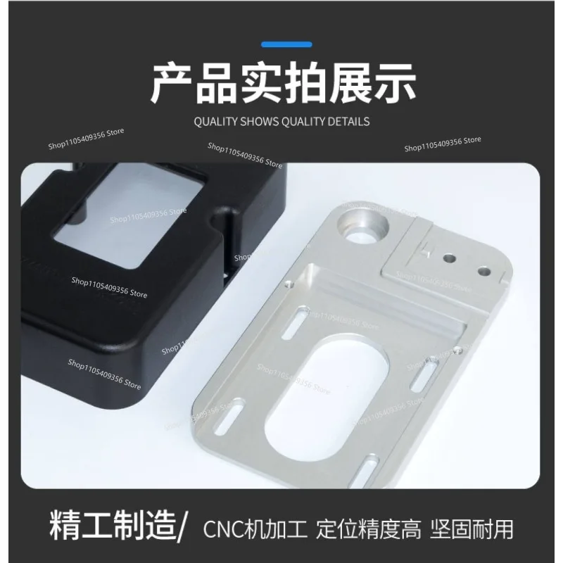 For 30 Profile Belt Line Toothed Tooling Fixture Synchronous Line Drive End Motor Mounting Plate  Wheel Protective Case