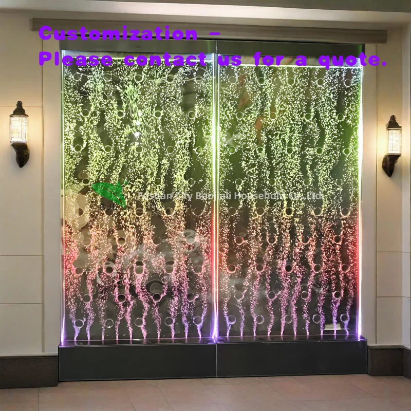 

Светящаяся романтическая разноцветная светодиодная акриловая стена с пузырьками для роскошного свадебного декора сцены