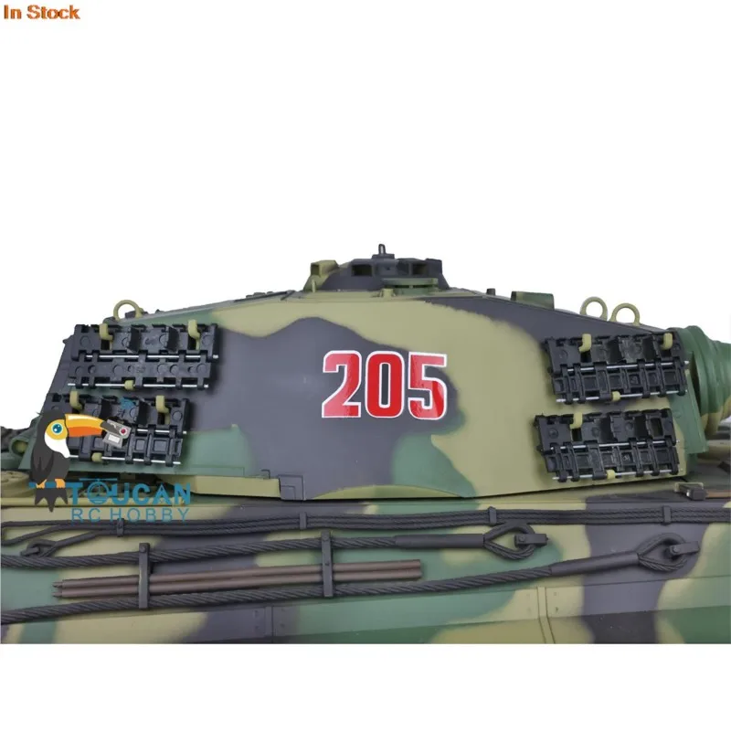 Giocattoli 1/16 HENG LONG 7.0 Carro armato RC tedesco King Tiger RTR aggiornato 3888A W/ 360 °   Torretta TH17525-SMT4