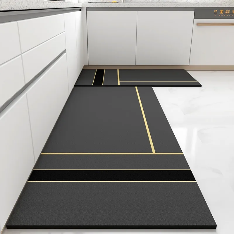 Kitchen carpet anti oil and anti slip floor mat, easy to clean carpet, long carpet, anti fouling foot mat, kitchen floor mat