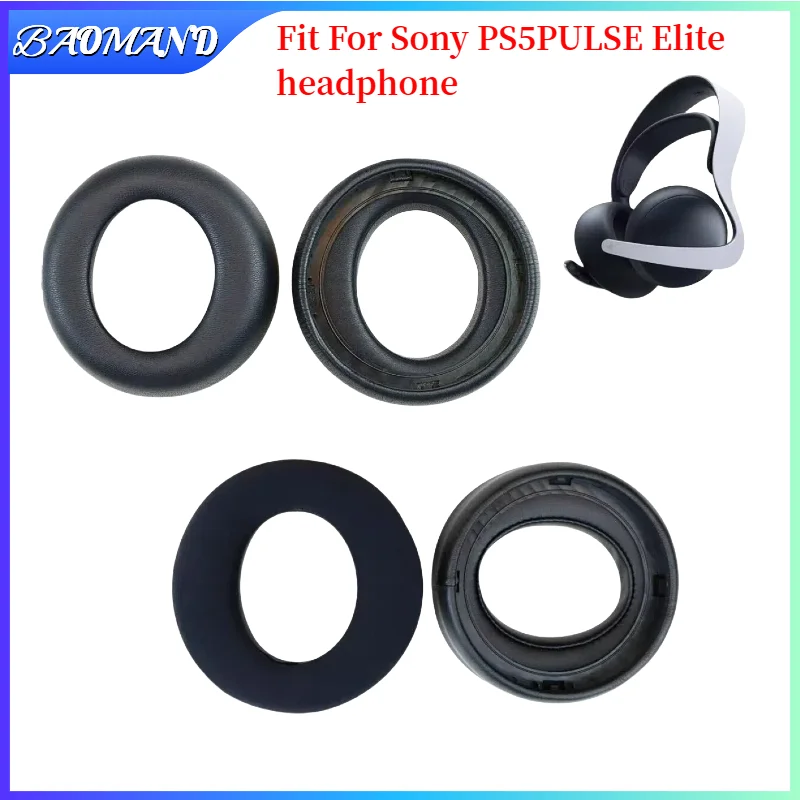 

BAOMAND Replacement Ear pads For Sony PS5PULSE Elite Headphones Memory Foam Ear Cushions Earpads headset Gamer Leather case