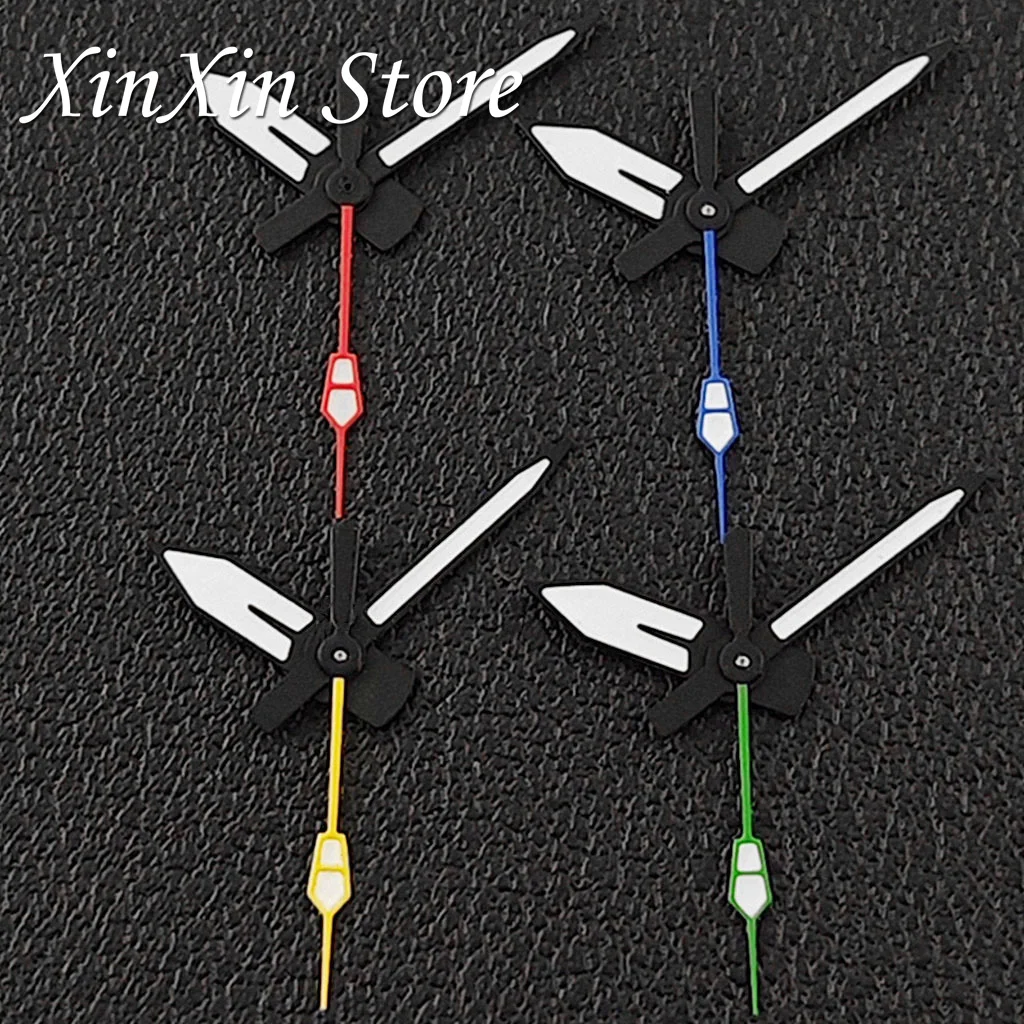 Dive Black NH35 SKX Hands C3 Luminous Watches Pointers Replacement Parts For NH34 NH35 NH36 NH38 4R 7S Movement Prospex Series