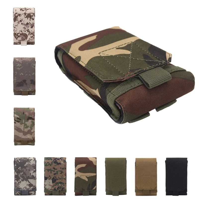 2024 New Practical Sport Phone Bag Camouflage Bag-Tactical Phone Bag Outdoor Hunting Camo Bags Durable Waist Belt