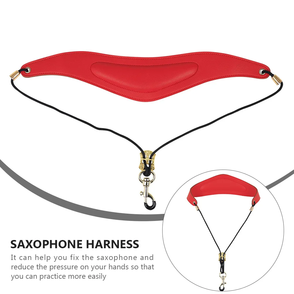 

Saxophone Shoulder Strap with Cotton Padding Adjustable Sax Harness for Comfortable Playing Long Sessions Universal Fit