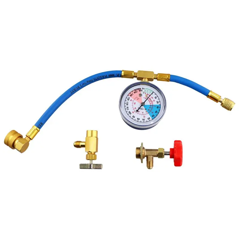 B03C-R134A Set Freon Filling Equipment Adapter Air Conditioning Manometer Air Conditioner Repair Valves Air Conditioner