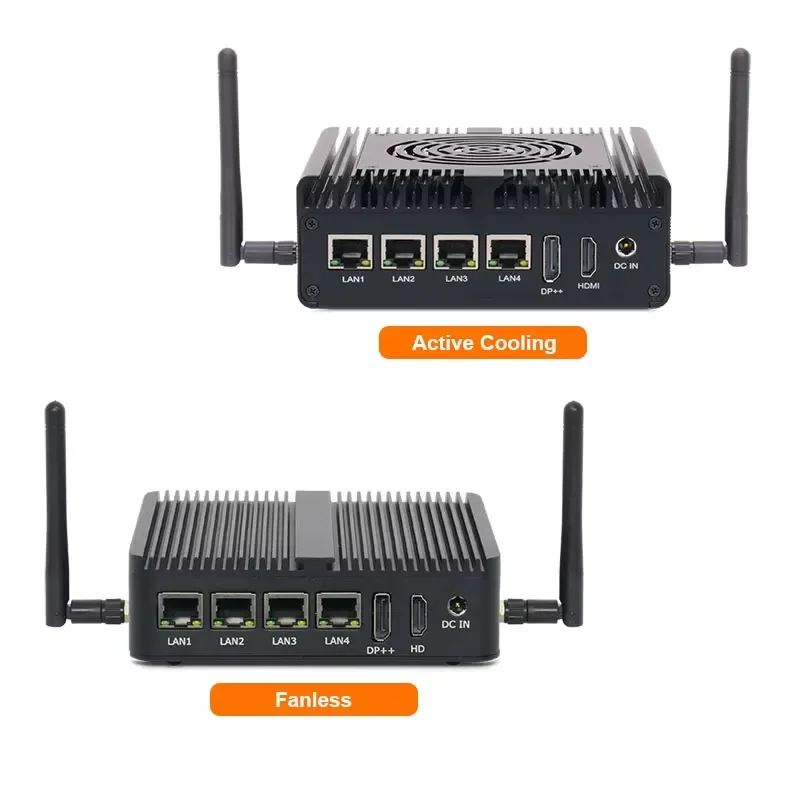 Linkleaps 4 2.5GbE I225 Industrial Mini PC With N100 J6426 J4125 4T Embedded Soft Router Pfsense Firewall VPN Product