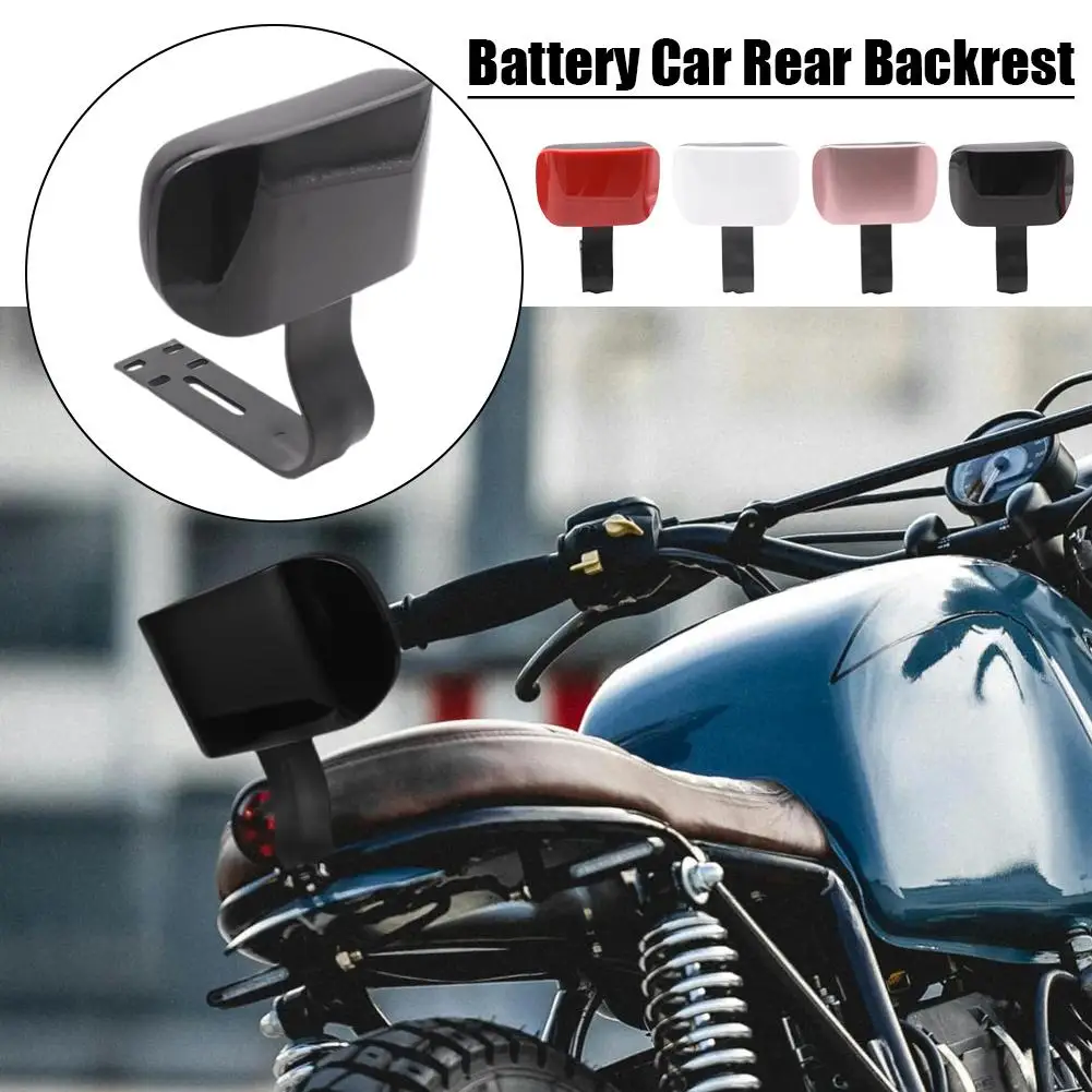 

Battery Car Rear Backrest Soft E-Bike Rearrest Pad Cushion Motorcycle Backrest Back Seat Electric Bicycle Scooter Q4W3