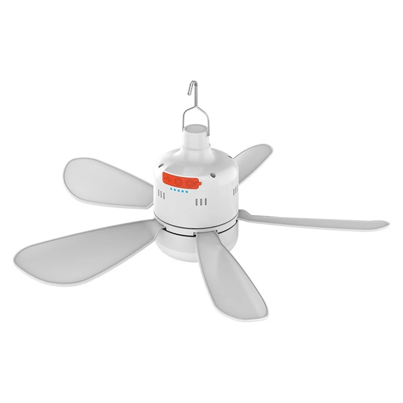 Small Ceiling Fan Light Bed Dormitory Silent Usb Charging Fan Outdoor Camping Tent Mini Long Battery Life Fan Light