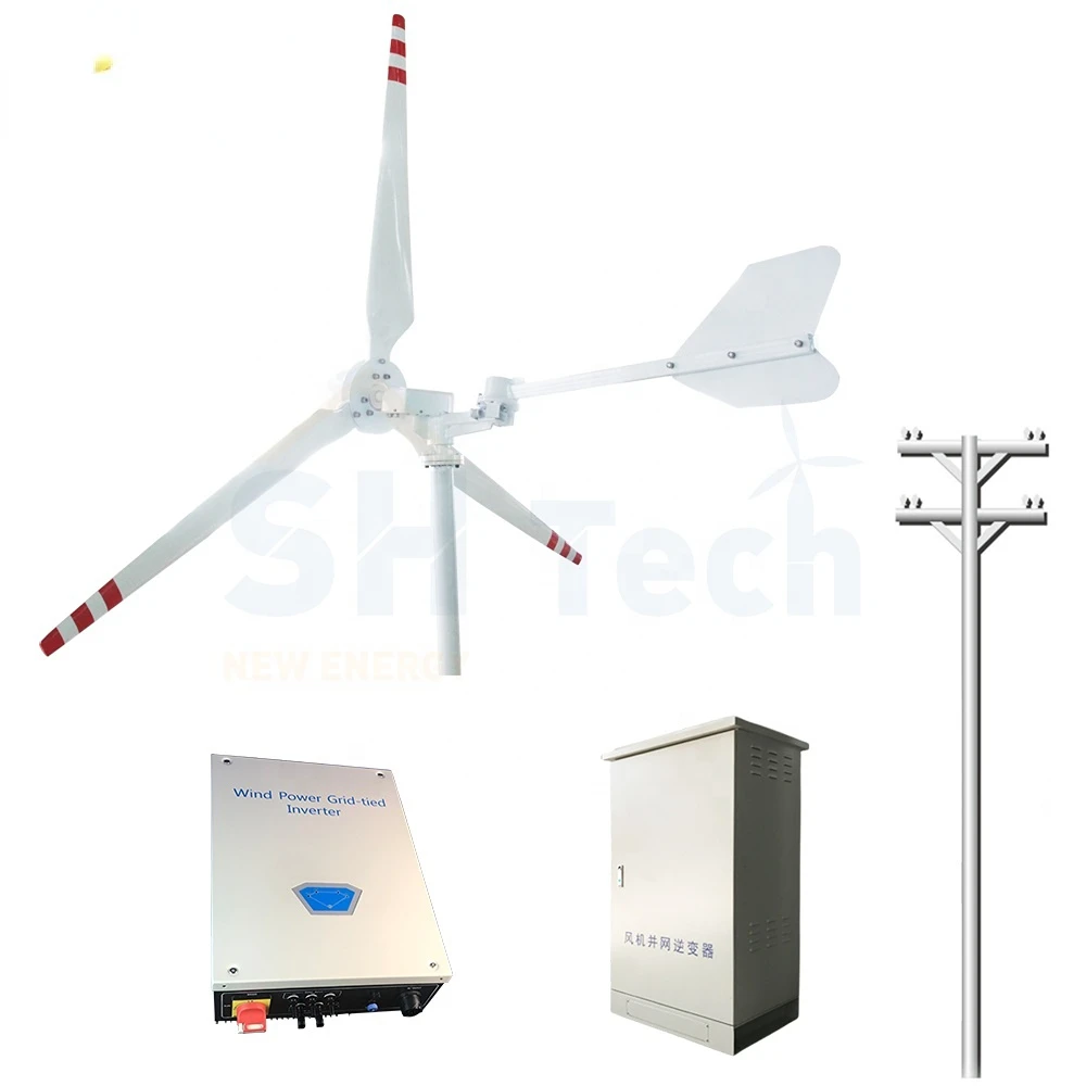 

High Quality 2kw 3kw 5kw 10kw Wind Turbine Prices For Home Electric Generating Windmills ISO CE Certification