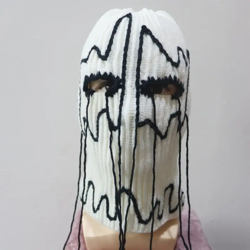 

Halloween Face Mask Hat Cold Weather Protective Balaclava For Adult Outdoor Activity Masquerades Party Dressingup Hat
