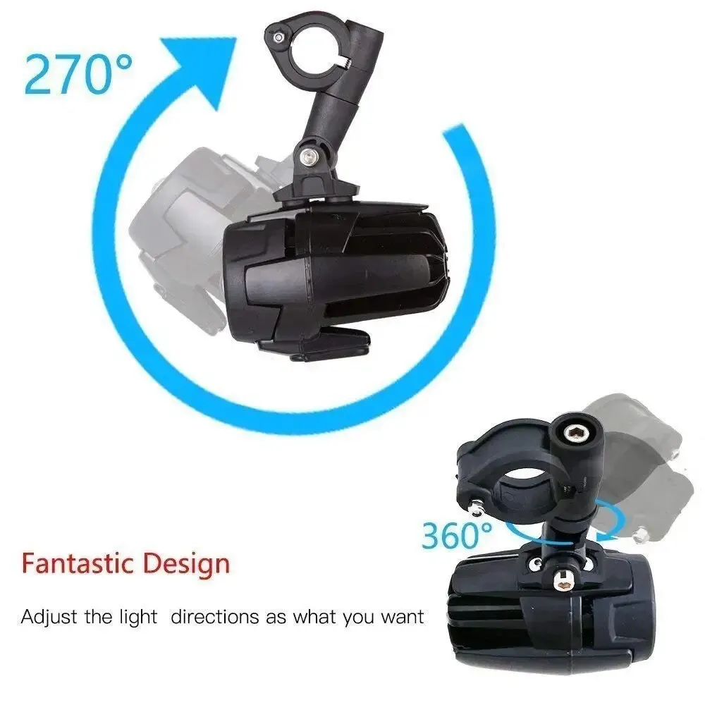 R1200GS 40W Motorcycle LED Fog Lights Auxiliary Assembliy For BMW R1200GS F850GS F750GS F 850GS 1250GS LC ADV White Yellow Lamp