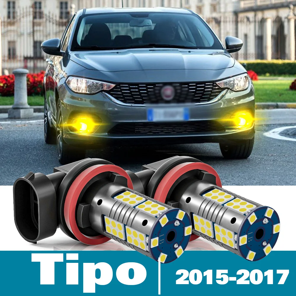 

2pcs LED Fog Light For Fiat Tipo Accessories 2015 2016 2017