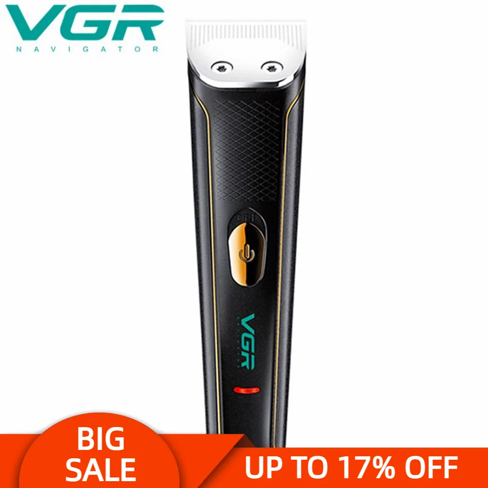 VGR 021 Hair Clipper Professional Personal Care Portable Barber Trimmer USB Rechargable Washable Barbershop Haircut VGR V021