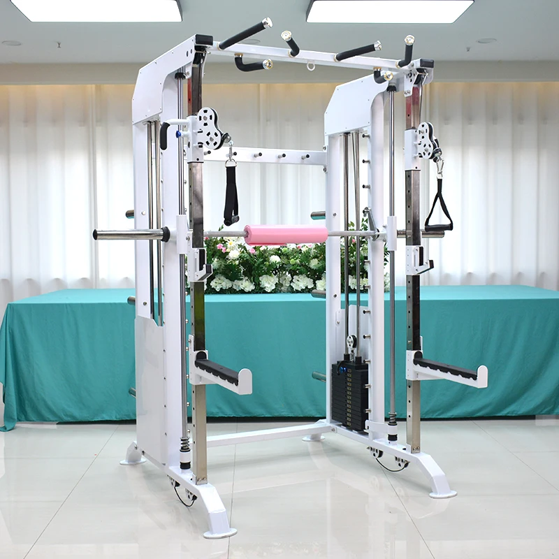 Multi Functional Home Gym Equipment Steel Smith Machine for Squat Chest Back Leg Exercise with Multi Rack