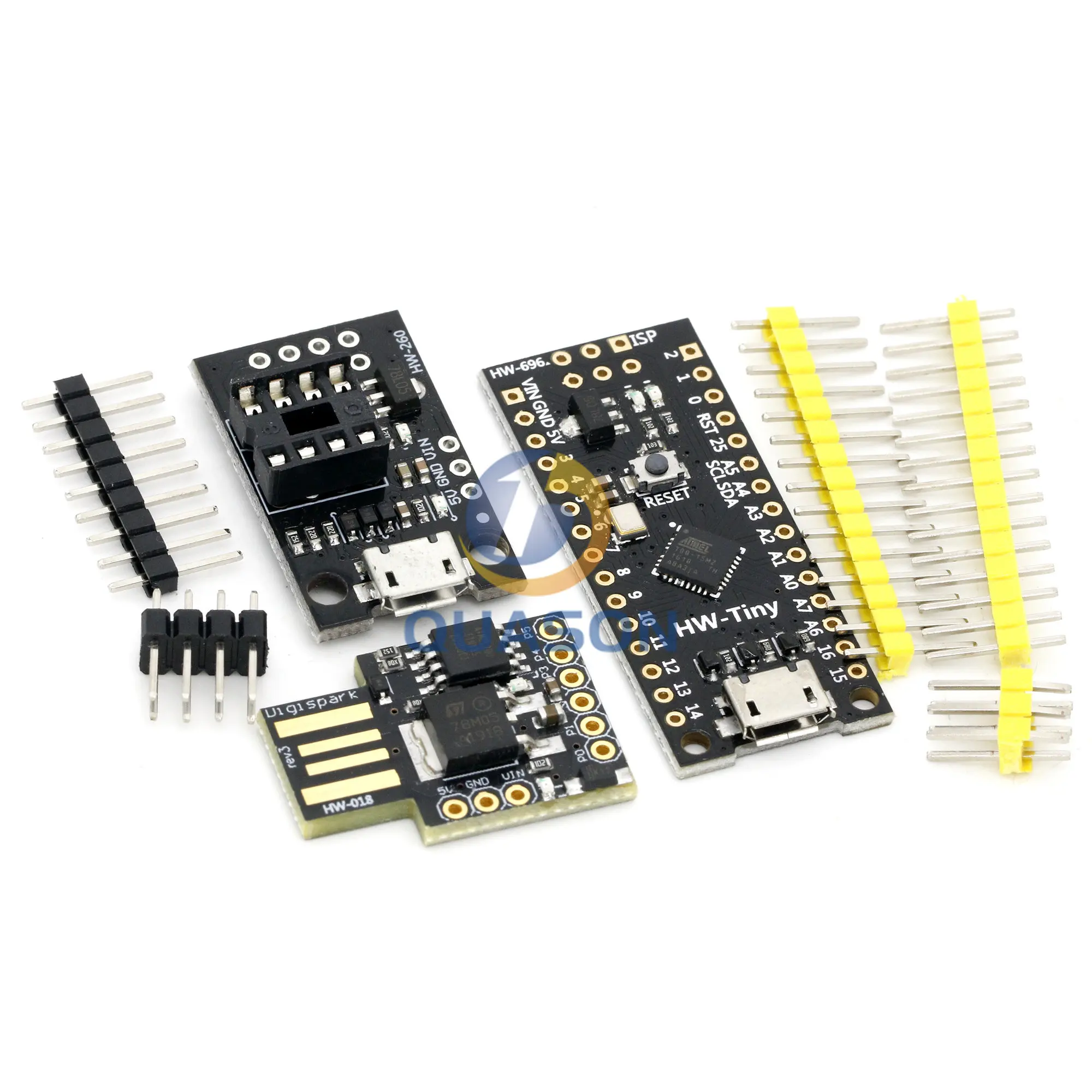 Digispark-Placa de Desarrollo Oficial TINY85, módulo ATTINY85 negro y azul, Kickstarter, para Arduino IIC I2C USB