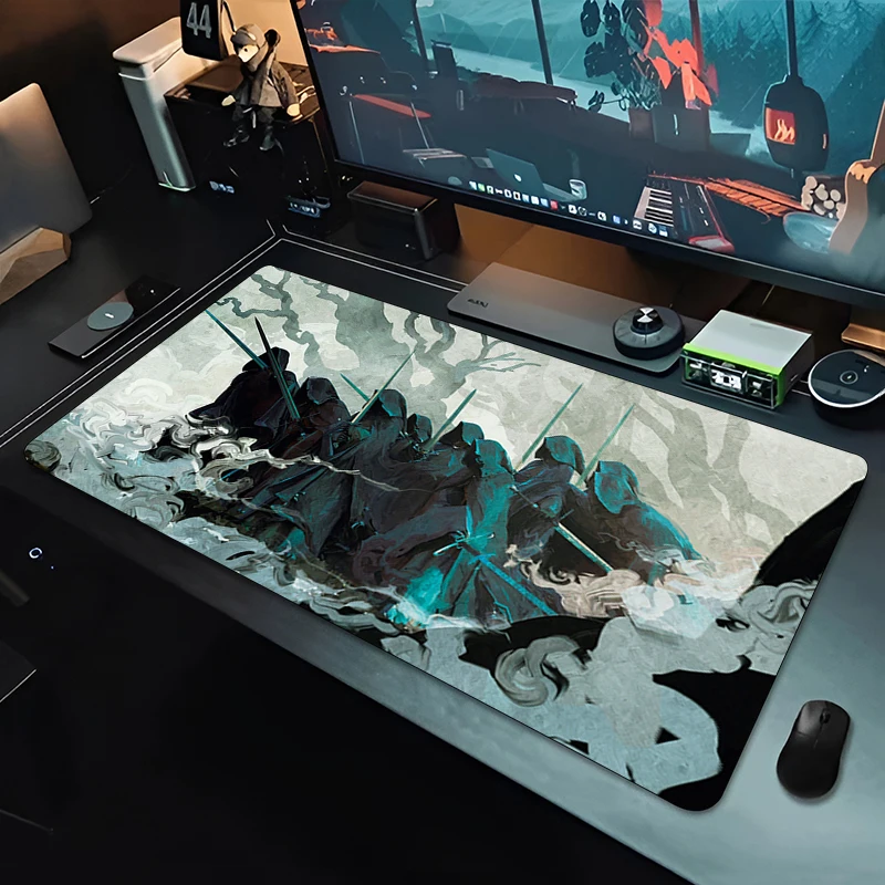 Laptop Large Desk Mat Gaming Gamer Accessories L-Lord of the R-Rings Mouse Pad Computer Extended Rubber Carpet Office Mouse Mats