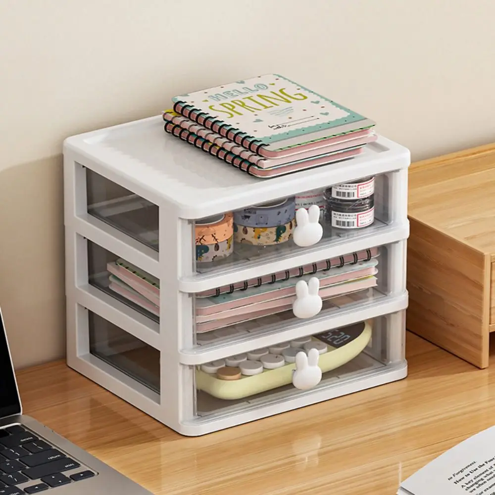 Compartment Stationery Holder Large Capacity Desktop Organizer Stationery Storage Box Sundries Container Cosmetics Storage Case