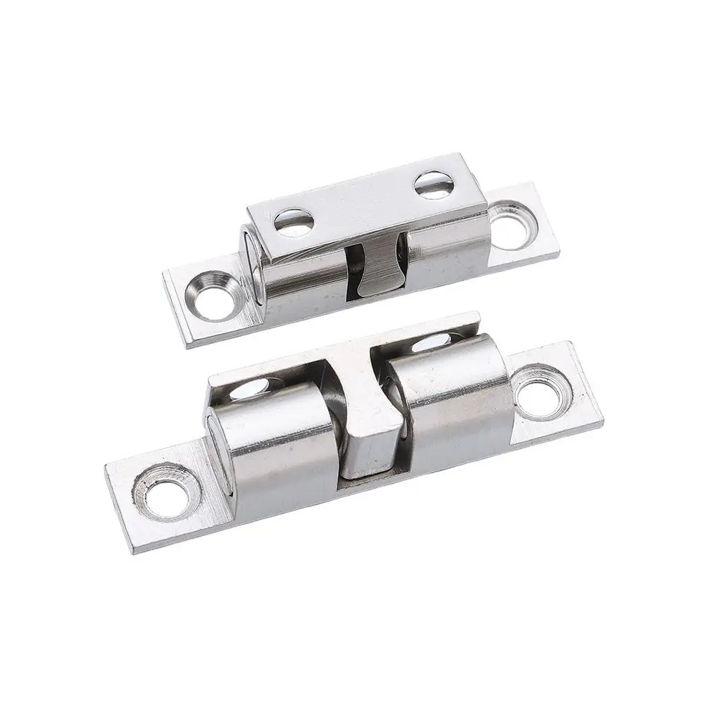 

1 шт., двойной пружинный стальной шариковый замок, латунь, медь, 40/50/60/70 мм, демпфер дверного бампера, буфер, натяжная защелка для шкафа