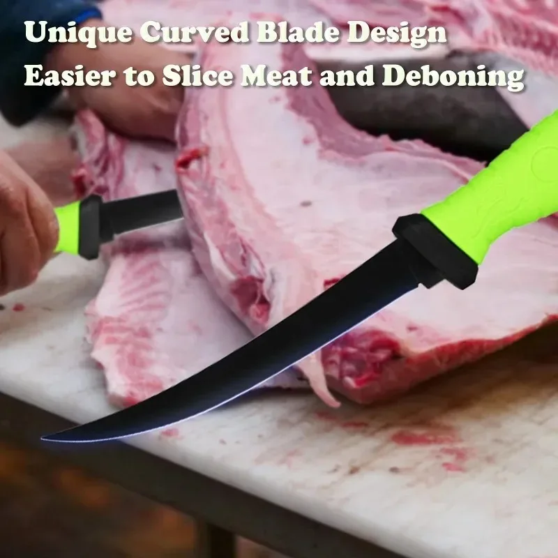 Fillet Boning Knife Butcher Stainless Steel Knife for Fish Multi-Purpose Meat Cleaver Fruit Cutter Fishes Slicing Kitchen Knives