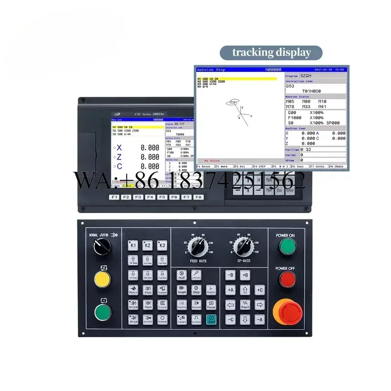 Wmwmnu 4 Axis CNC Lathe Controller Unit Control System for Wood Bead Lathe