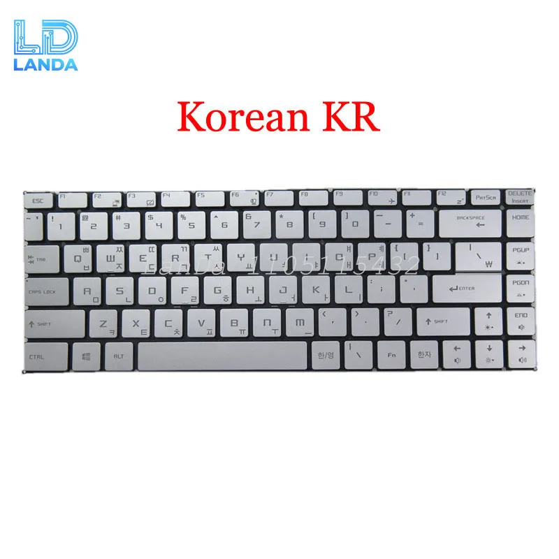 Backlit US FR KR SP Keyboard For MSI P65 Creator 8RD 8RE 8RF 8SD 8SE 8SF 9SD 9SE 9SF 9SG Bravo 15 A4D A4DCR A4DDR Sliver New