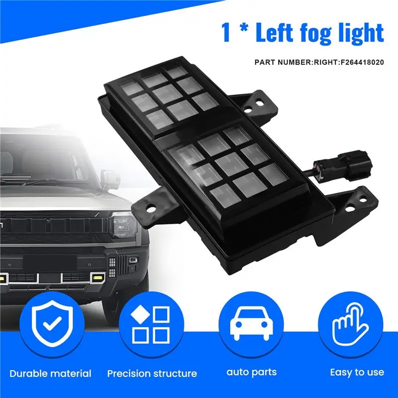For Chery Jetour Traveller T2 2023-2024 Fog Light Assembly Front Bumper Headlight Lamp Daytime Running Light-A08Q