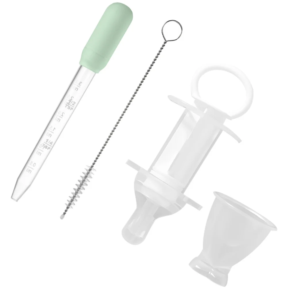 1Set Baby Feeding Tool Set Feeder Dropper Cleaning Brush Infant Feeder Kit for Formula Water Kit