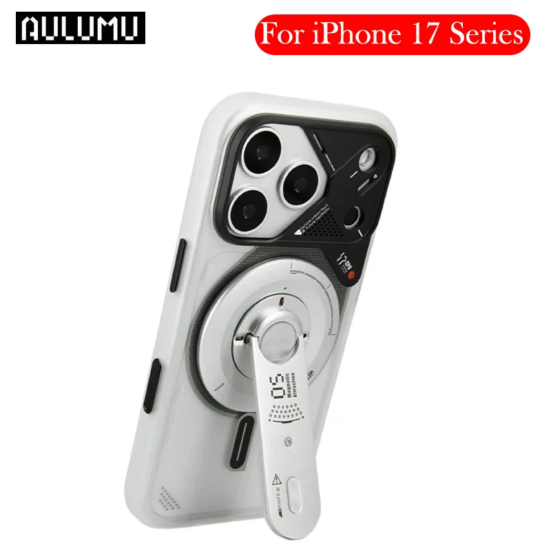 

AULUMU Case For iPhone 17 Pro Max Bracket Airbag Back Cover Case for iPhone 17 Pro