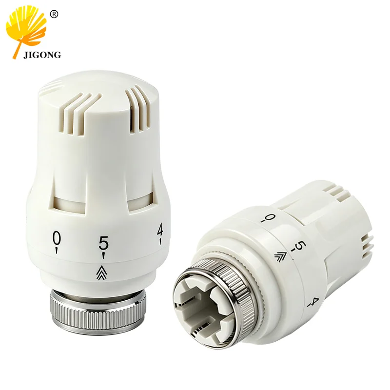Straight Type Thermostatic Radiator Valve Temperature Control Regulator for Radiator Heating Manifold Hydronic Heating System