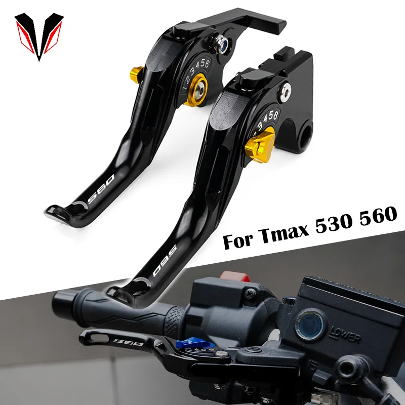 

For Yamaha Tmax 560 530 SX Tmax530 Tmax560 Tech Max Tmax 560 Motorcycle Accessories Brake Clutch Lever Adjustable Short Handle