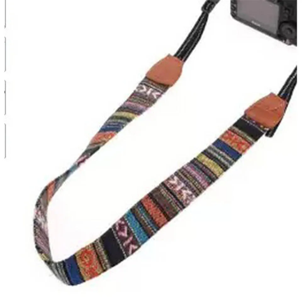 New Portable Shoulder Vintage Ethnic Style Widened Camera Photography Shoulder Strap Adapter Accessories For Canon Nikon Sony