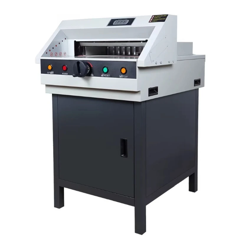 

HW4505DS Electric Heavy Duty Paper Cutter Cabinet Type Guillotine for A3 Book File Thick Paper Cutting Machine