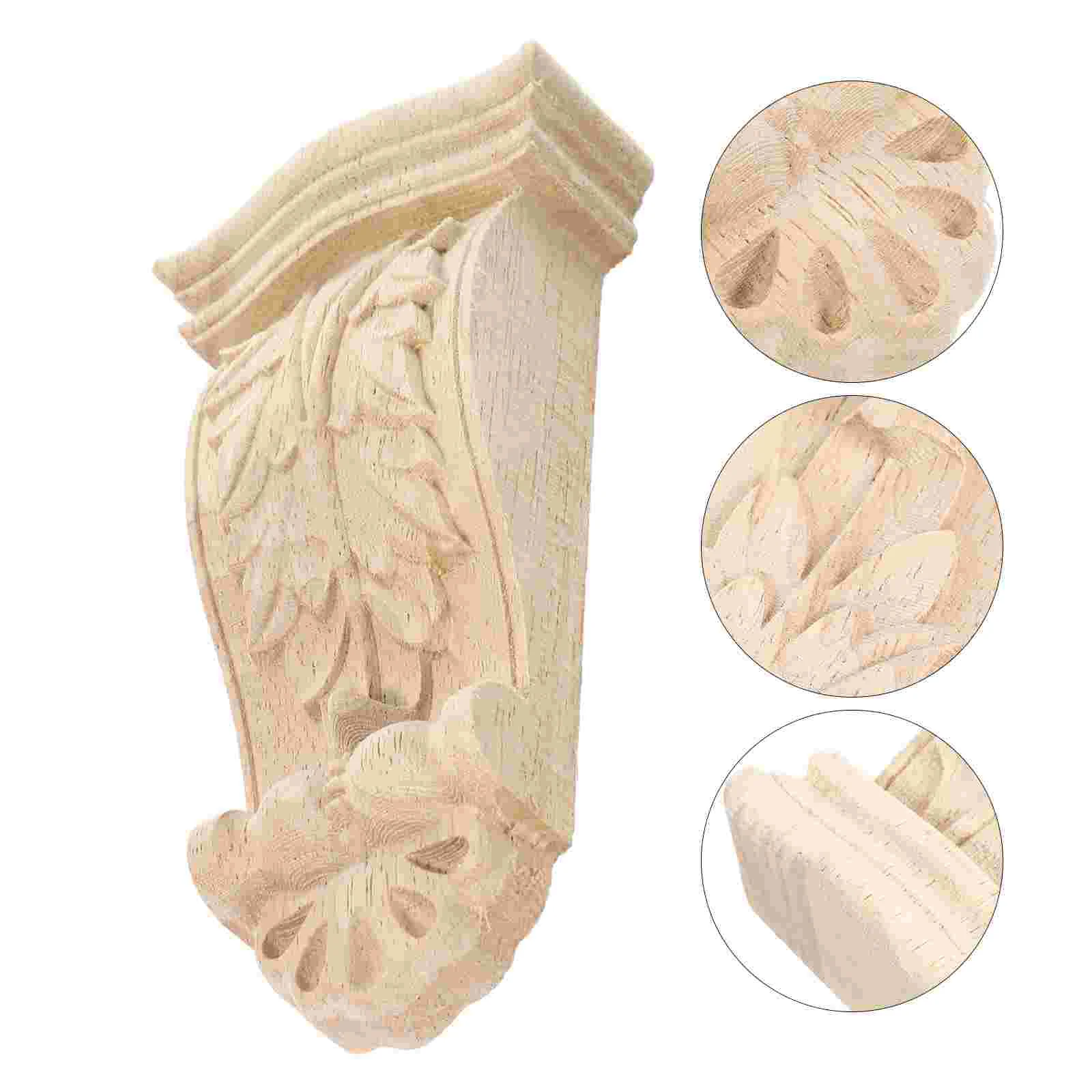 

Carved Wood Capitals and Corbels Pilasters Columns Decoration outside Lamps for Wall Office