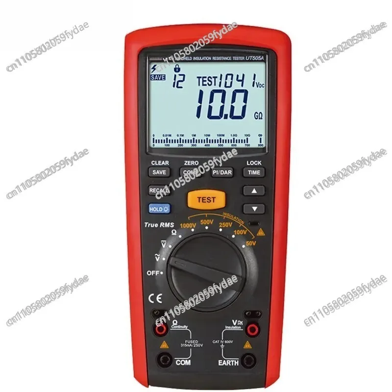 UT505A Handheld Insulation Resistance Test One-button Digital Shaker Meter Multimeter