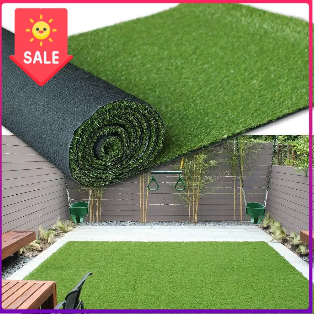 

Bestseller1.38 High Artificial Grass Rug - 9x13ft - Ideal for Indoor & Outdoor Spaces and Decorations