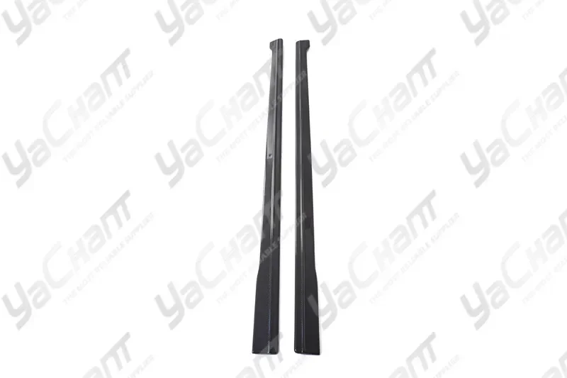 Car-Styling Carbon Fiber Side Skirts Fit For 2015-2017 RS6 C7 MXT Style Side Skirts Extension Underboard