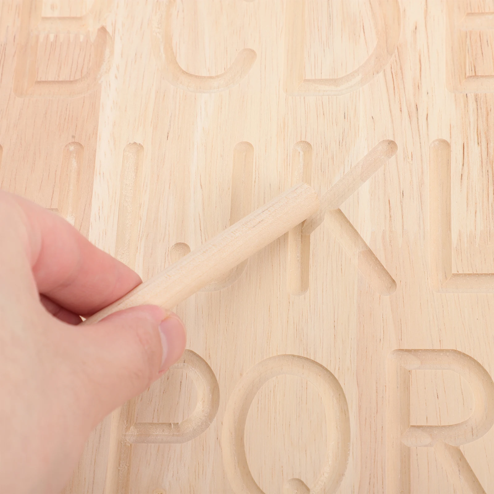 Planche de calligraphie en bois, lettres de traçage de l'alphabet, exercice d'entraînement, outils d'écriture pour tout-petits, jouets de dessin, école à domicile