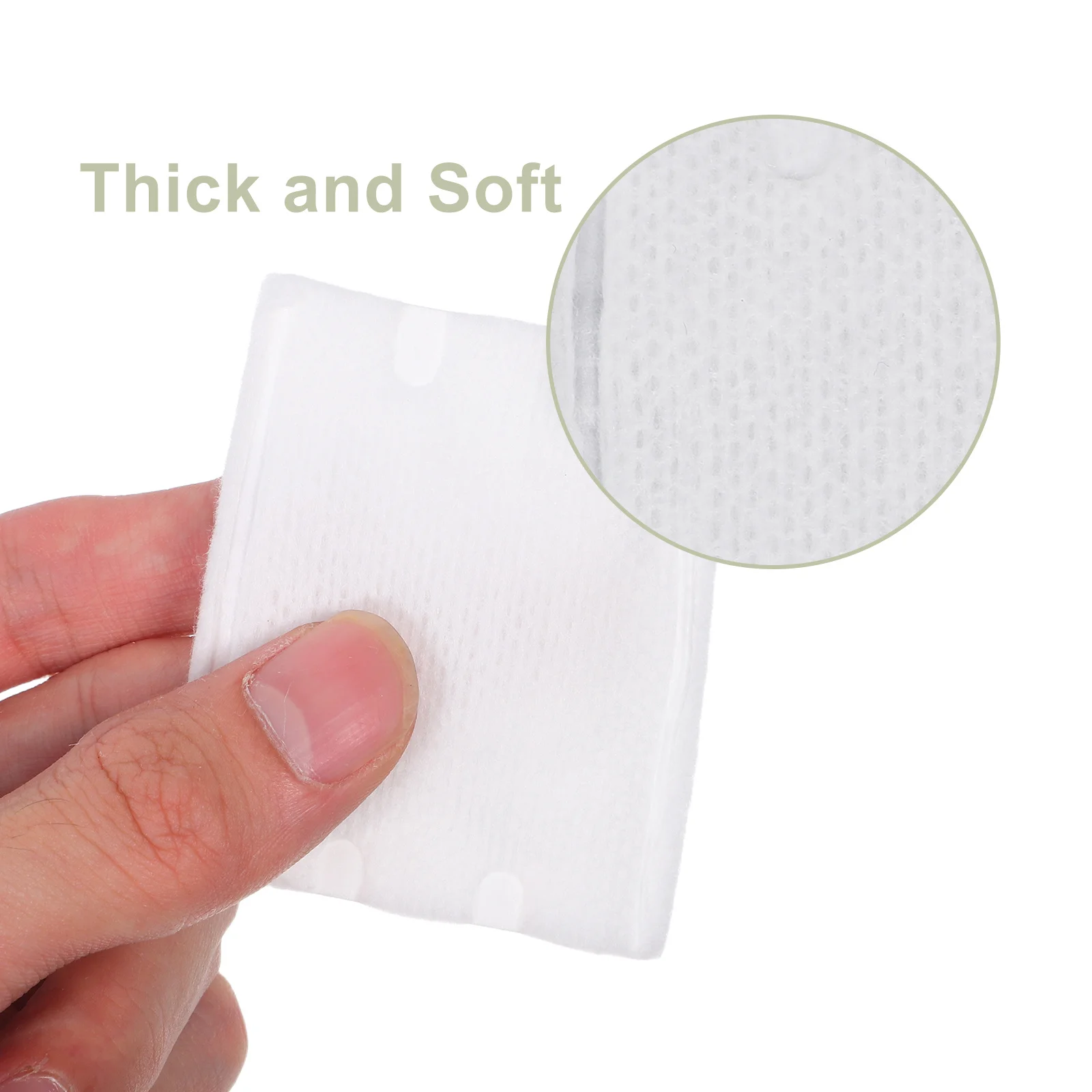 220 個メイクアップコットンパッドフェイシャルパッド両面肌に優しい顔のトナー除去毎日のスキンケアポータブル