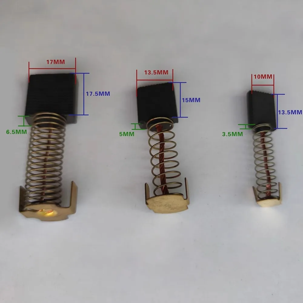 

2Pcs lathe drilling and milling machinespecial metal processingelectrical appliances copper wire,carbon brush spring brush motor