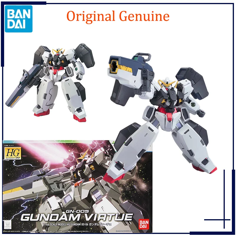 Original Genuine GUNDAM VIRTUE HG 00 06 1/144 GN-005 Bandai Anime Model Toys Action Figure Gifts Collectible Ornaments