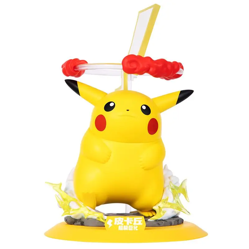 official-pokemon-gigantamax-pikachu-and-gengar-figures-high-quality-collectible-model-toys-desktop-ornaments-anime-pokemon-gift