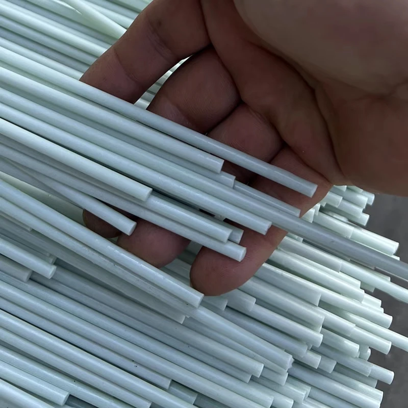 10pcs White Glass Fiber Rod 0.8mm/1mm/1.5mm/1.6mm/2mm/2.5mm/3mm/4mm/5mm/6mm/7mm/8mm/9.5mm/10mm Fiberglass Rod Lenght 500mm