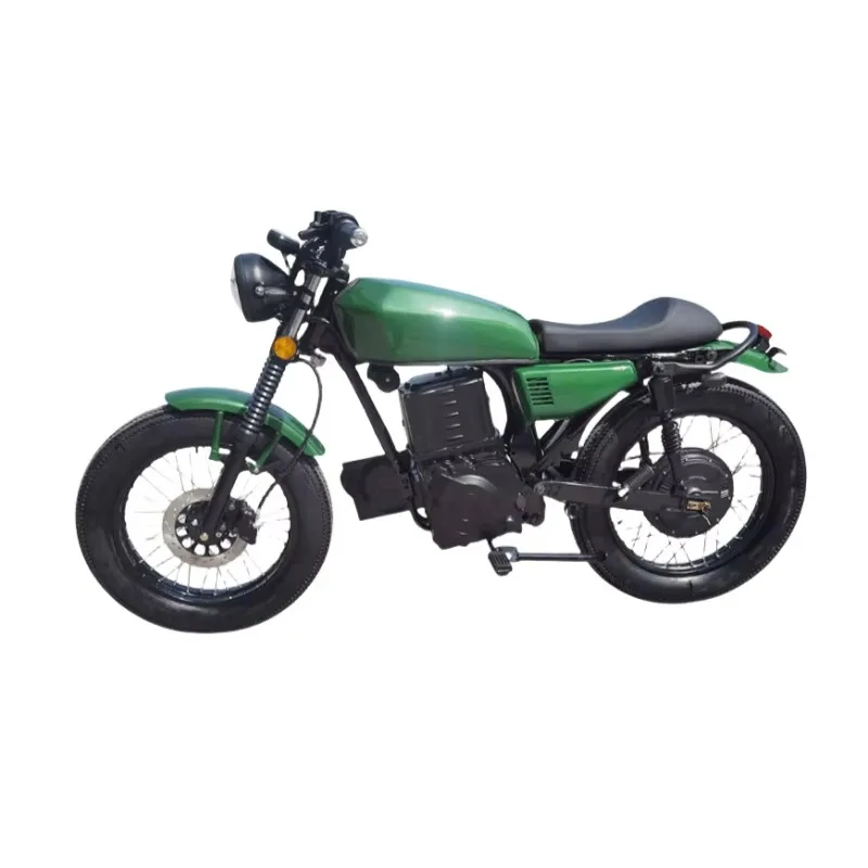 

2025 Newest Hot Sale 72V3000W Retro Electric Motorcycle Factory Wholesale SKD Vintage CG Motorcycles
