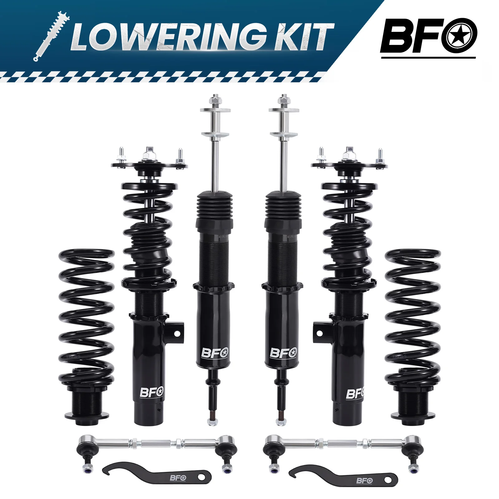 Coilovers Lowering Suspension Kit For BMW 3 Series Coupe E92 E93 RWD 2006-2013