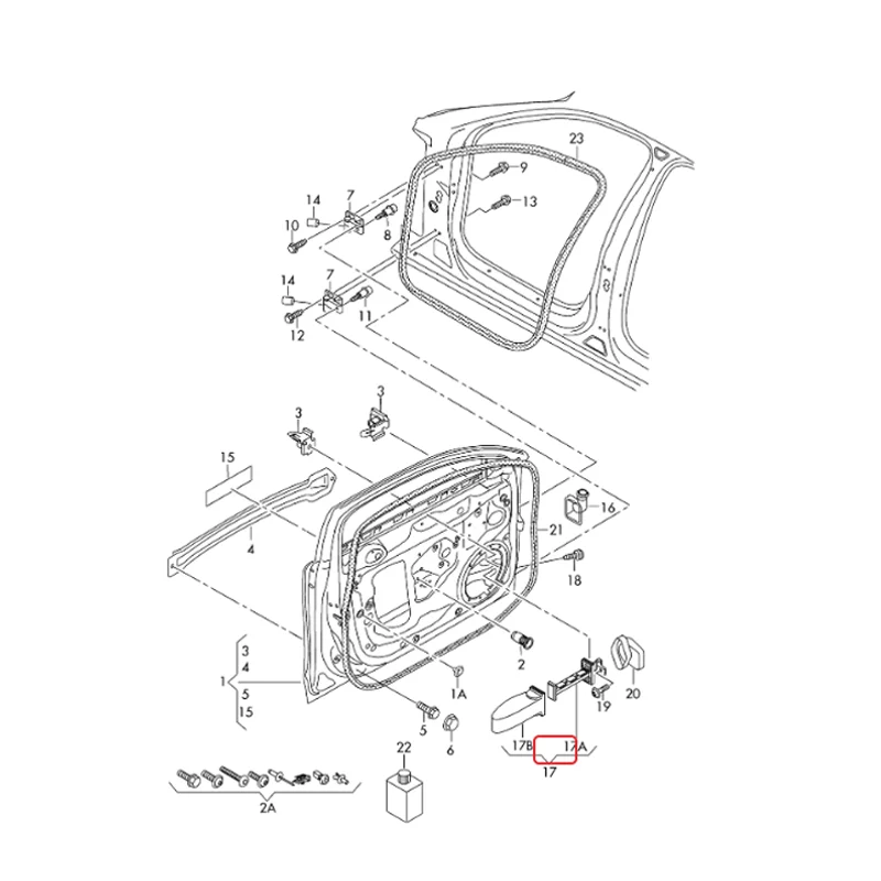 OE 8K0837249D Front Door Hinge Stop Check Strap Limitery Side Fits for Audi A4 S4 RS4 B8 2010-2016 8K0 837 249 D 249D