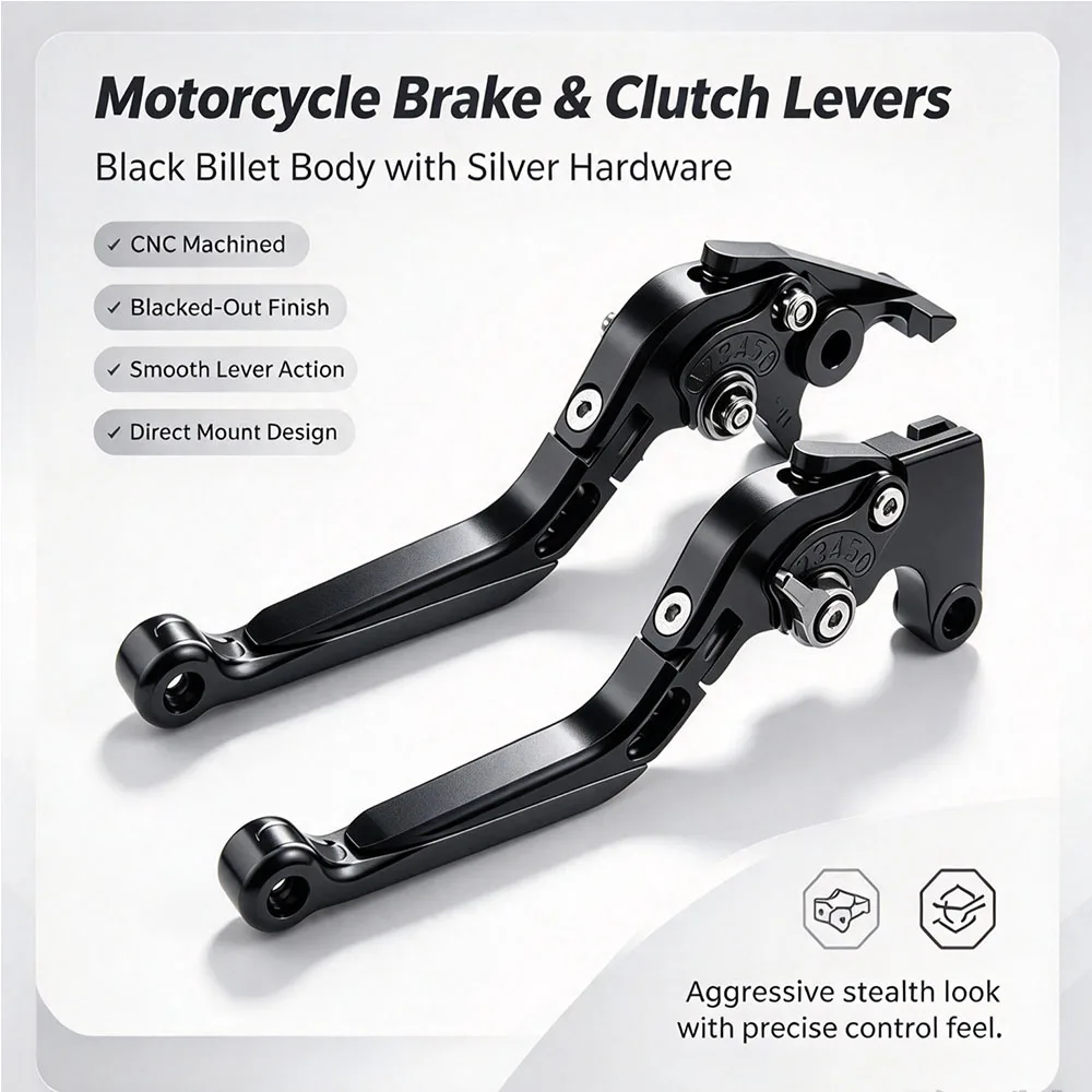 For Kawasaki Versys 650 VERSYS 650cc 2006-2008 Motorcycle CNC Folding Extendable Brake Clutch Levers Adjustable Set Aluminum
